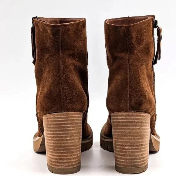 New- Paul Green Sloane Coco Suede Ankle Boots Size:81/2 Ret$485 - Picture 4 of 4